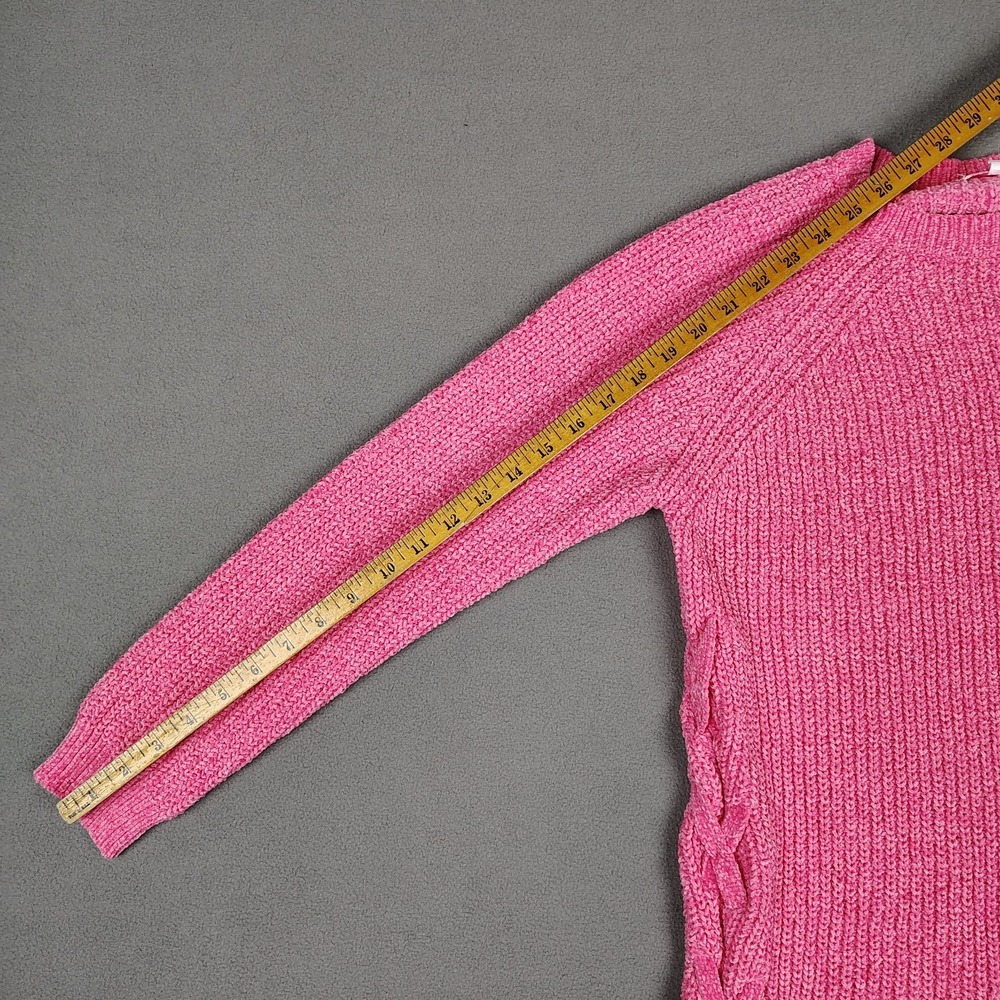 Tommy Bahama Sweater Dress Women 14 Large Pink‎ Long Sleeve Casual Cruise New - Picture 7 of 10